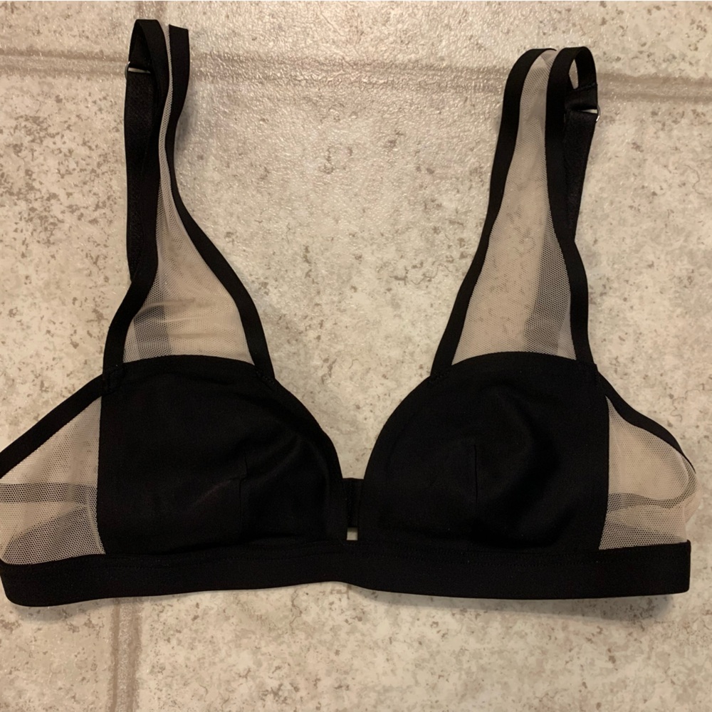 Mesh and Satin Bralette